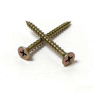 Viti per <span class=keywords><strong>Cartongesso</strong></span> di Alta Qualità con Filettatura Grossa Placcate in Zinco Giallo per <span class=keywords><strong>Montanti</strong></span> in Legno - Product Image 1