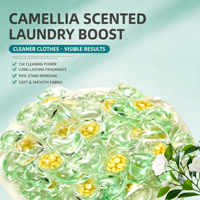 Isi Ulang Pod Deterjen Pakaian 5-in-1 Camellia Multi-Wangi; Wangi Tahan Lama, Melembutkan, Deterjen Noda Ampuh
