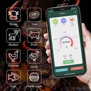 Premium Smart Bluetooth Digital wasserdichtes Fleisch <span class=keywords><strong>thermometer</strong></span> mit App-Display Genaues kabelloses Küchen grill <span class=keywords><strong>thermometer</strong></span> - Product Image 5
