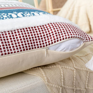 Funda de Almohada Decorativa de Alta Calidad con Diseño Tufted, Funda de Almohada Boho con Estampado de Color, Fundas de Cojín Tufted, <span class=keywords><strong>Comprar</strong></span> Ahora - Product Image 6