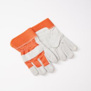 Gants industriels en cuir croûte CE EN388, gants de protection pour l'agriculture, le jardinage, les travaux extérieurs et les travaux lourds - Product Image 6