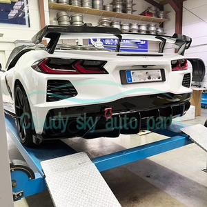 Ailerons arrière en carbone véritable YT pour Chevrolet Corvette Stingray C8 <span class=keywords><strong>2020</strong></span> <span class=keywords><strong>2021</strong></span> - Product Image 6