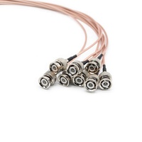 Cable Conector BNC Macho a Hembra, Adaptador Coaxial RF de 50/75 Ohm para Panel PCB, para Cámara CCTV HD SDI, Video Tipo RG58