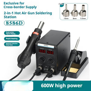 Estación <span class=keywords><strong>de</strong></span> Retrabajo Digital Antiestática Sin Plomo, Soldador Automático <span class=keywords><strong>de</strong></span> <span class=keywords><strong>Estaño</strong></span> con Temperatura Constante, Punta Multifuncional - Product Image 2