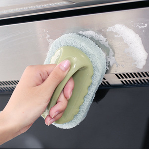 Multi Purpose Dishwashing <b>Sponge</b> With <b>Handle</b> For Kitchen Sink And Countertop Cleaning Rectangle Pad KCBH 1 - Product Image 2