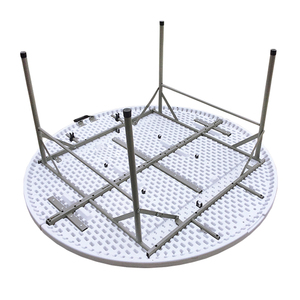 Bền Kim Loại Hộ Gia Đình Nhựa Lớn Bảng Có Thể Gập Lại Tính Năng Đơn Giản Thông Tư Ghế Ăn Kết Hợp Cho Ngoài Trời Sân Sử Dụng - Product Image 5