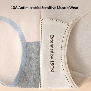 Ropa Interior de Maternidad de Cintura Alta 1924, Bragas Transpirables Antibacterianas de Fibra de <span class=keywords><strong>Celulosa</strong></span> Regenerada y Algodón para Mujeres Embarazadas - Product Image 4