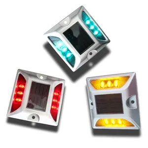 Stud Alumunium Surya Reflektif Led Reflektor, Penanda Jalan/Mata Kucing, Reflektif Penanda Jalan