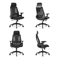 Chaise de bureau confortable de qualité commerciale pour la maison, sillas de oficina, chaise de bureau ergonomique en maille, chaise de bureau pivotante en maille