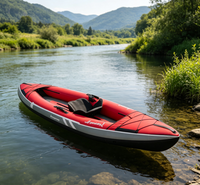 Kayak gonflable pliable à prix abordable, vente en gros d'usine, kayak gonflable à structure Drop Stitch