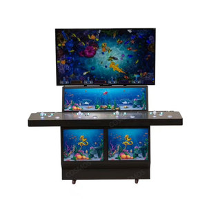 Đứng Lên 4 Người Chơi 55 60 Inch Video <span class=keywords><strong>Arcade</strong></span> Cá Hunter Máy Đồng Tiền Hoạt Động Trò Chơi Sấm Rồng Cá Trò Chơi Bảng - Product Image 1