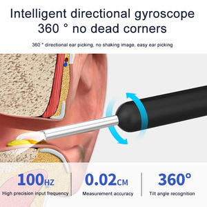 Endoscope auriculaire sans fil WiFi 4,5 mm, cure-oreille visuel, microscope HD, cure-oreille intelligent <span class=keywords><strong>pour</strong></span> le nettoyage des oreilles, compatible iOS/<span class=keywords><strong>Android</strong></span> - Product Image 4