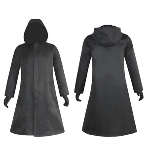 Costume da Calamari Game 2025 per Halloween e Carnevale, Tuta con Giacca e Salopette Nera per Feste e Spettacoli - Product Image 1