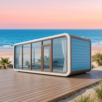 Villa Cabine Apple de Luxe Moderne 20ft 40ft Maison Modulaire Préfabriquée Hôtel Maison Mobile Tiny House Maison Conteneur Préfabriquée