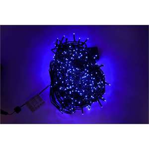 480 LUMIÈRES DE NOËL BLEUES À LED AVEC TRANSFORMATEUR 24+2MT - Product Image 1