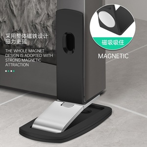 Lejiaju – Retenue de porte magnétique ultra-mince 3,3 mm à fixation au sol pour portes de salle de bain, toilettes et portes en verre - Product Image 2