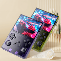 Console de jeu portable rétro portable avec plus de 15000 jeux classiques et écran de 3.5 "-Lecteur de jeu Linux R36 Open Source, 64 Go/128 Go
