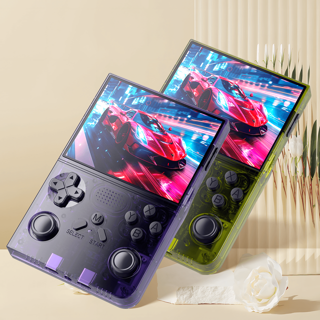 Portable 3.5-Inch IPS Screen Retro Handheld Console with 15000+ Classic Games, the R40 GamePlayer