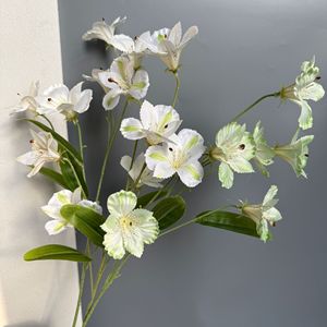 Bouquet de fleurs artificielles Jinxi, 6 têtes de narcisses en soie, pour décorations de maison et de mariage - Product Image 4