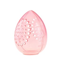 Éponge de maquillage avec trous d'aération, étui portable en forme d'œuf, boîte de rangement anti-moisissure pour houppette, support en forme de coquille d'œuf, emballage anti-poussière, boîte en plastique.