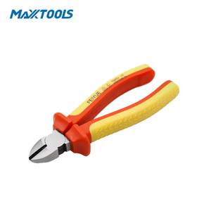 VDE 1000v <span class=keywords><strong>pinze</strong></span> da taglio diagonali doppio colore TPE manico giallo rosso taglie 6 \ "7 \" 8 \ "OEM <span class=keywords><strong>pinze</strong></span> diagonali VDE personalizzabili - Product Image 2