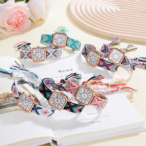Nouvelle montre pour femme avec bracelet tissé, montre à quartz élégante - Product Image 4