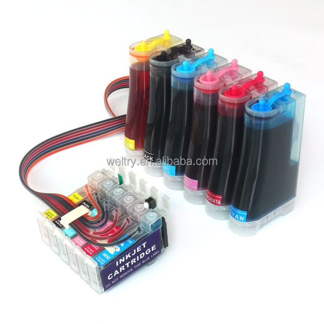 T0801-T0806 Continuous Ink Supply System CISS for EP Photo P50 R265 R360 R285 RX685 PX700 PX810 PX650 PX50 PX720 PX730WD Printer