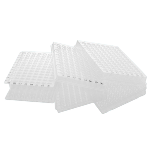 Centrífuga de placa de pozo sin faldón transparente de laboratorio Placa de 96 pozos Placa de <span class=keywords><strong>PCR</strong></span> de 96 pozos - Product Image 1