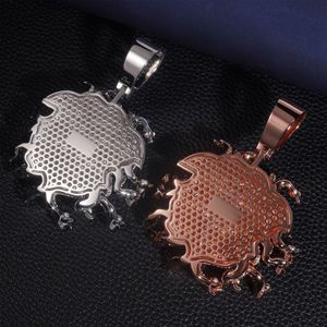 Gioielli raffinati Pass Tester diamanti 3D Medusa Charm ghiacciato 925 <span class=keywords><strong>argento</strong></span> Sterling VVS Moissanite serpente Medusa <span class=keywords><strong>ciondolo</strong></span> di diamanti - Product Image 5