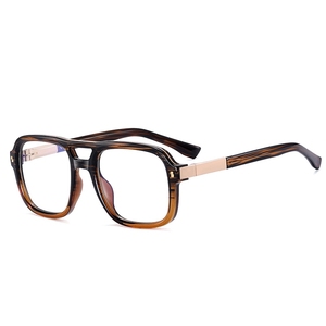 81186 haute qualité hommes <span class=keywords><strong>anti</strong></span>-réflexion double pont métal <span class=keywords><strong>bleu</strong></span> lumière bloquant lunettes hommes oeil <span class=keywords><strong>verre</strong></span> cadre <span class=keywords><strong>anti</strong></span> lumière bleue - Product Image 3