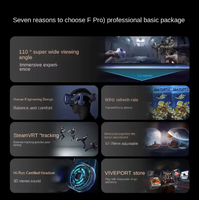 Kit de casque VR HTC VIVE Pro 1, qualité professionnelle, filaire, original, neuf, système de réalité virtuelle pour l'éducation en entreprise