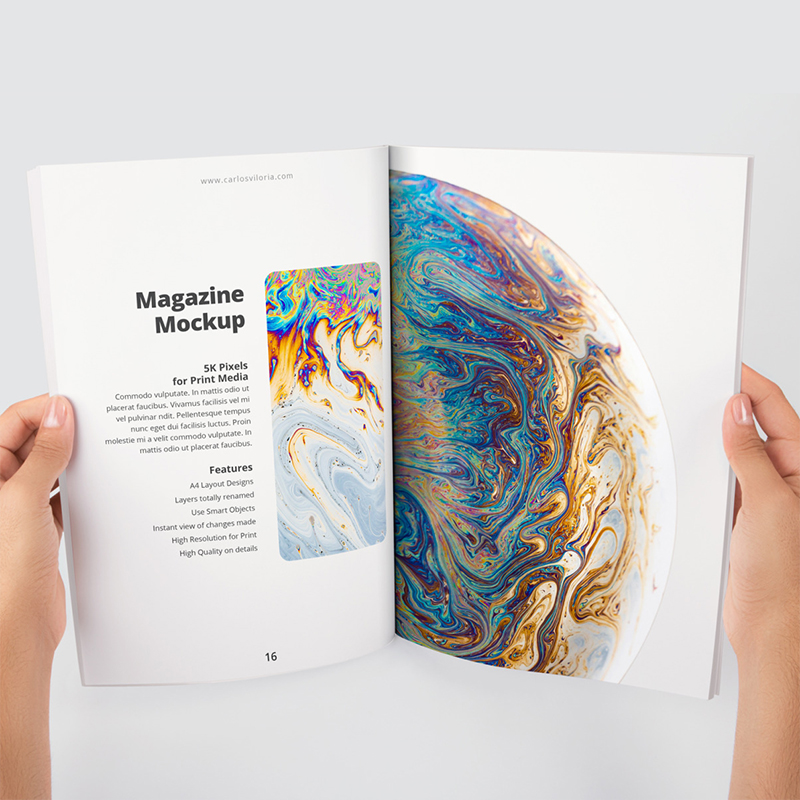 2021 Custom Printing Perfect Binding Glossy Lamination Life Magazine Booklet Catalog Printed