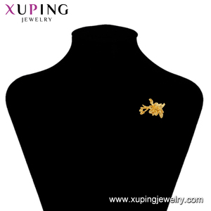 A00538424 xuping 気品漂うレディース高級コサージュ 大きな花柄ドレス 女性用24Kゴールドショールバックル ファッションブローチ - Product Image 5