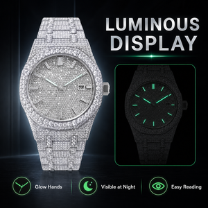 Orologi di Lusso Designer Z1225 con Movimento Meccanico Automatico in Acciaio Inossidabile, Zaffiro e Moissanite VVS per Uomo, Impermeabili 5 <span class=keywords><strong>Bar</strong></span> - Product Image 2
