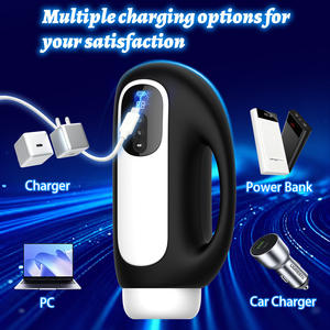 Masturbador Automático Telescópico con Vibración y Succión para Hombres, Copa de Avión - Product Image 4