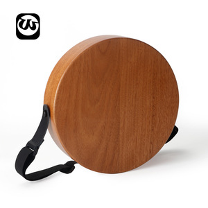 Mini tambor Cajon, <span class=keywords><strong>Bongo</strong></span> Mer, viaje, caja de percusión, roscado a mano, redondo pequeño portátil, estilo étnico - Product Image 4