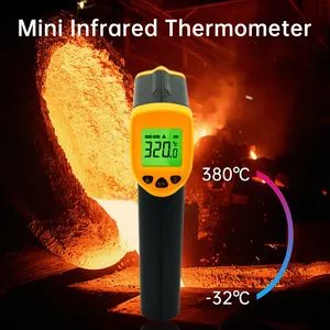 Thermomètre numérique à affichage LCD IR AR320 -32~380°C (-26~716°F) Pistolet laser sans contact Résolution 0,1°C/0,1°F - Product Image 3