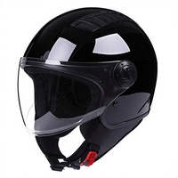 Casque de moto électrique ABS léger unisexe au design rétro pour croisière, approvisionnement transfrontalier BLD