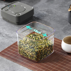 Vacare Wholesale Airtight <b>Square</b> Pet Food & Beverage Storage <b>Container</b> <b>Plastic</b> Food Grade Material Keep Fresh Customized Color - Product Image 6