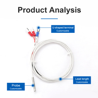 Sonde de température à résistance thermique, thermocouple WZP-PT100, type de sonde, détection de température, haute température, étanche