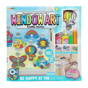 Set <span class=keywords><strong>di</strong></span> Giocattoli in Plastica per <span class=keywords><strong>Disegno</strong></span> Fai-da-Te per Bambini dai 2 ai 14+ Anni - Giocattolo per Pittura Artistica su Finestre - Product Image 2