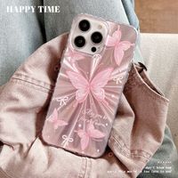 Nouvelles Coques de Téléphone de Luxe Papillons pour iPhone 17 Air 16 15 Plus Pro Max 14 13 12 11 – Housse de Protection Antichoc Anti-chute