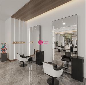 Yicheng Beauty miroir de luxe au sol <span class=keywords><strong>suspendu</strong></span> grand miroir miroir facile <span class=keywords><strong>à</strong></span> nettoyer miroir de Salon de coiffure <span class=keywords><strong>à</strong></span> vendre - Product Image 6