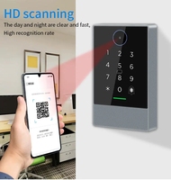 Sistema de Control de Acceso Inteligente WiFi con Lector de Códigos QR y Kit de Puerta RFID de 13.56Mhz, Resistente al Agua IP67, con Aplicación TTlock