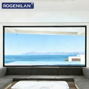 Fenêtres fixes en aluminium insonorisées minimalistes RICHOCEAN, vitrage double trempé, fenêtre panoramique du sol au <span class=keywords><strong>plafond</strong></span> - Product Image 6