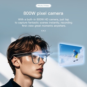 Lunettes Intelligentes avec Indicateur LED, Caméra, Recharge Magnétique, Étanchéité IP65, Légères, pour Usage Quotidien, Vidéo 1080P, Commande Vocale IA - Product Image 2