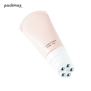 Tubo Exprimible de 100 ml con Aplicador Biselado de 5 Rodillos – Envase Cosmético Vacío para Crema Adelgazante, Bálsamo para Masajes y Ungüento Muscular - Product Image 1