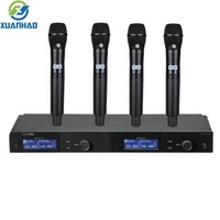 Microphone sans fil professionnel pour karaoké SLXD4Q+ KSM11 S58 Quatre canaux pour les performances sur scène