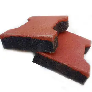 Hoge kwaliteit rubber tegels, bakstenen/paard kraam rubber bricks/hond bone vloer rubber straatstenen,