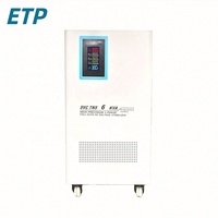 Stabilisateur de tension triphasé 6KVA 60kVA 380V avec affichage LED, protection contre les surtensions CE ISO, AVR, cuivre SVC